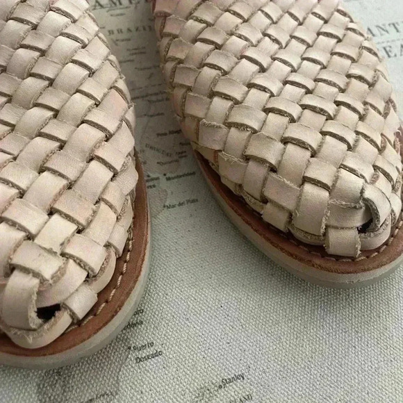 Artesun Woven Leather Mexican Huarache Mules M7 / W9 - Picture 8 of 9